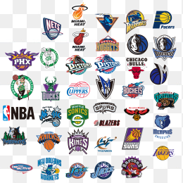 NBA篮球队logo合集