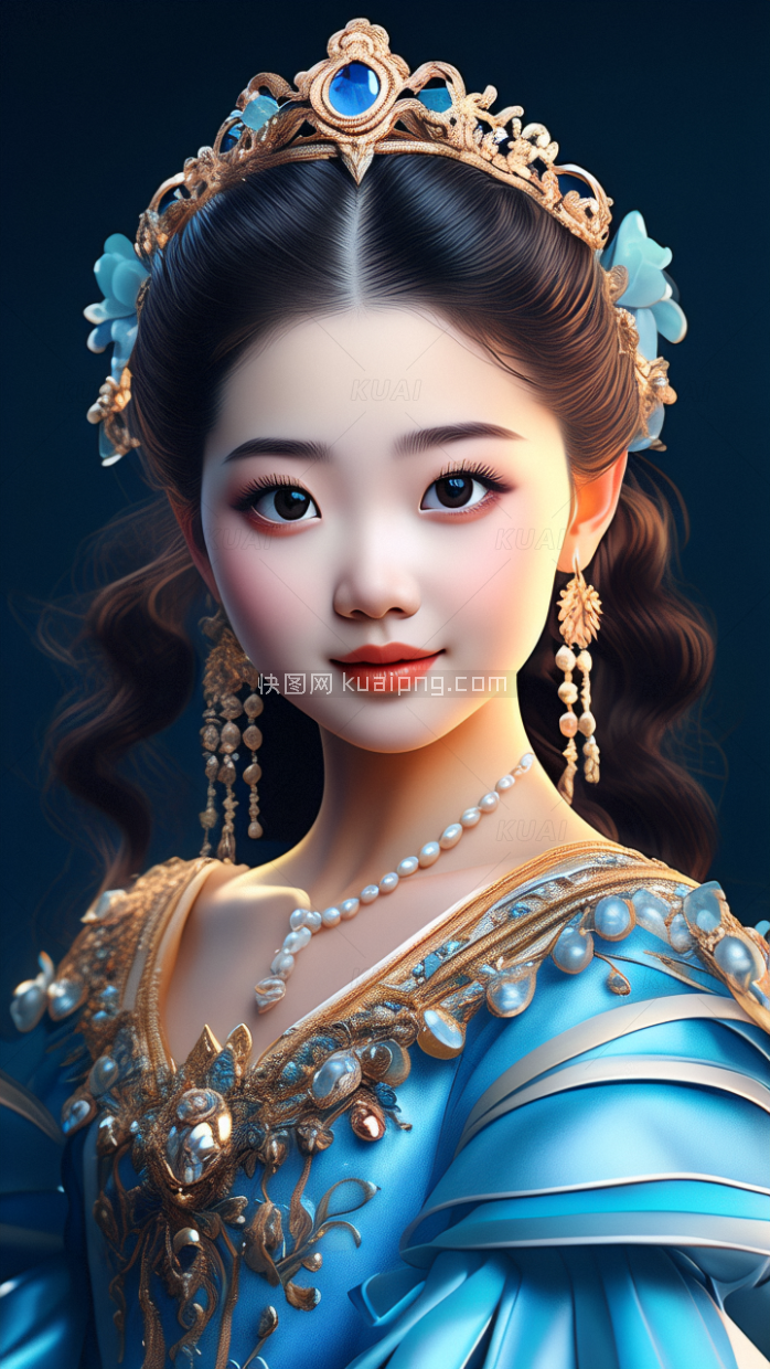 漂亮中国风美女公主壁纸