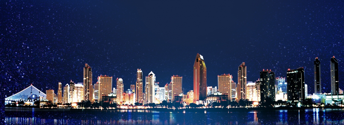 城市夜景背景