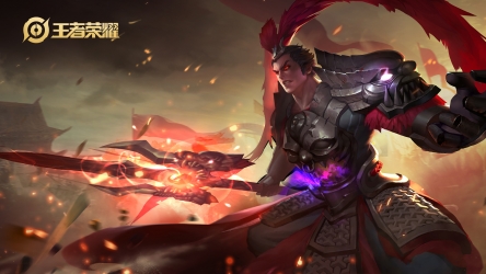 王者荣耀logo吕布壁纸