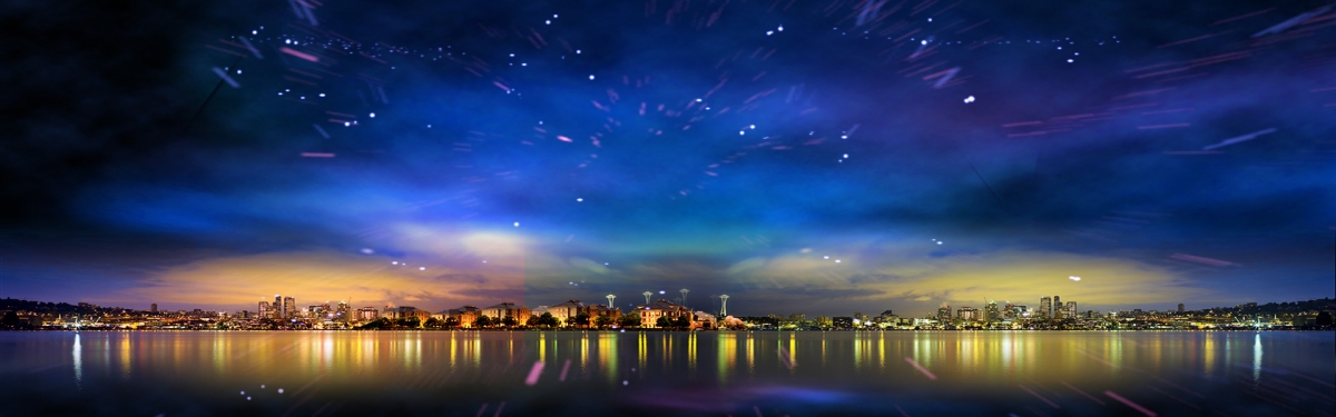 高清城市夜景