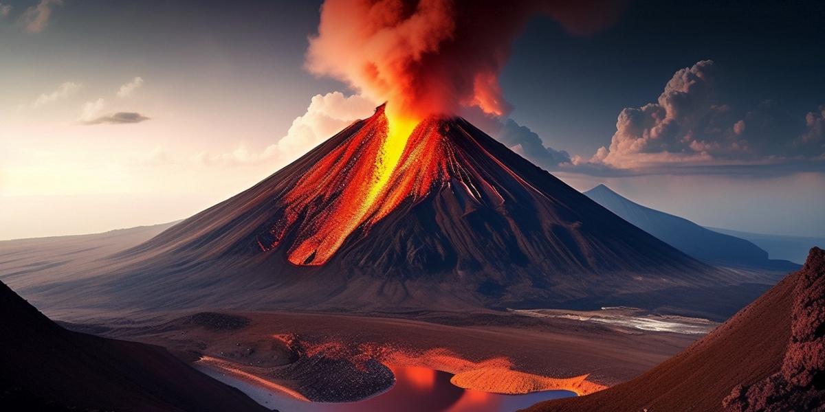 火山喷发风景壁纸