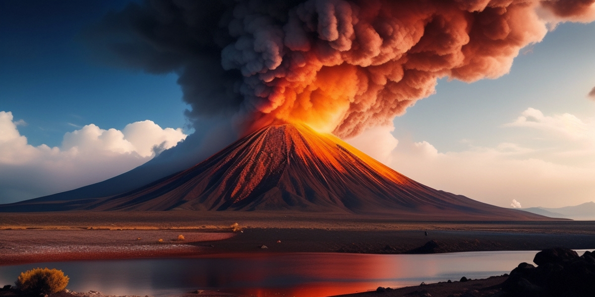 火山喷发风景壁纸