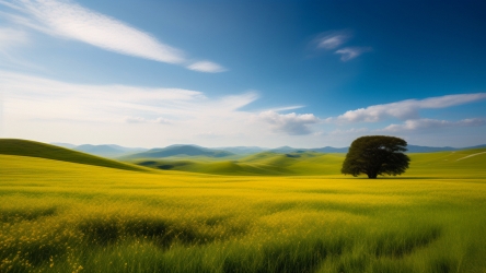 绿色大草原风景壁纸
