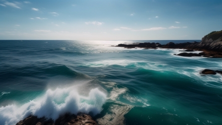 高清大海浪花壁纸