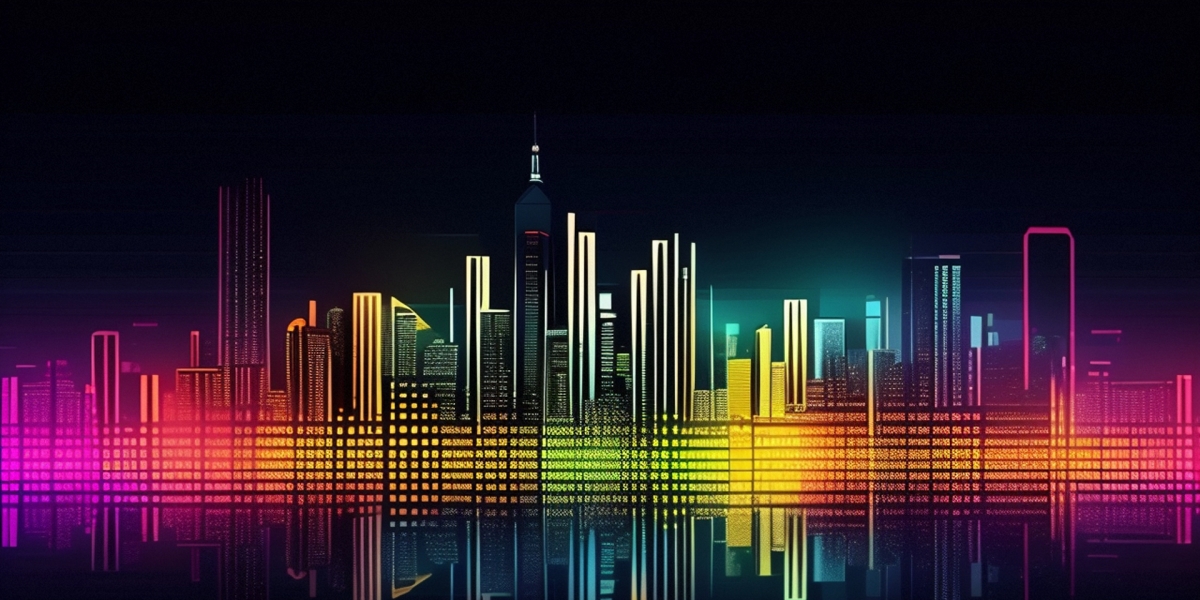 科技城市夜景