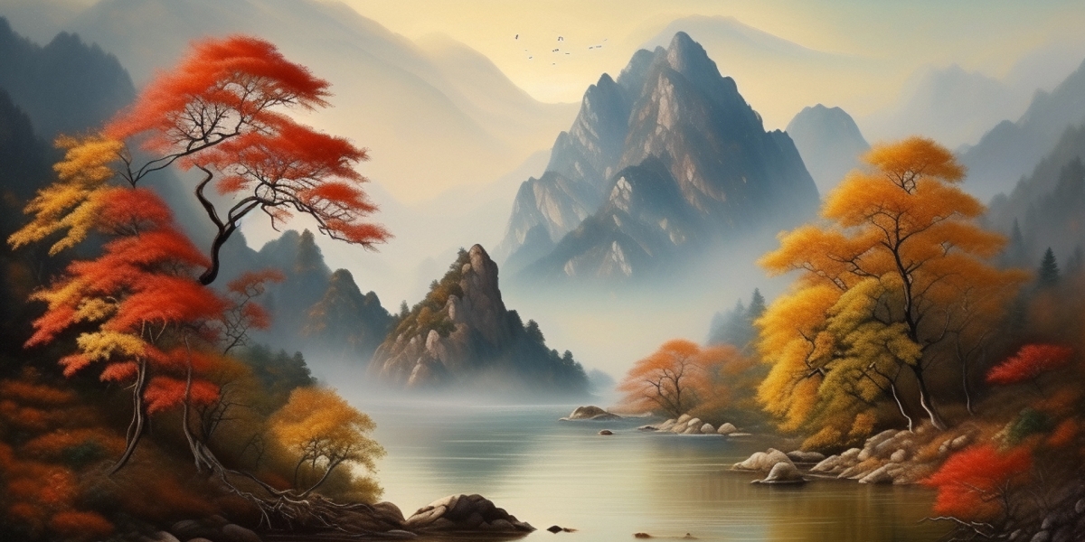 中国山水画壁纸