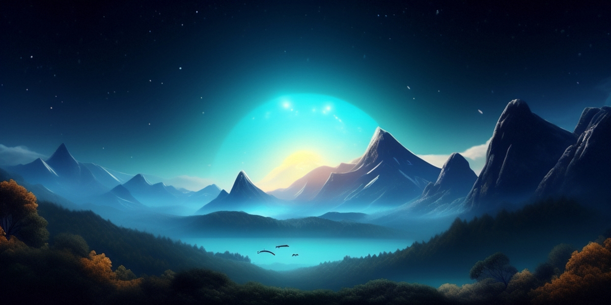 手绘风景插画