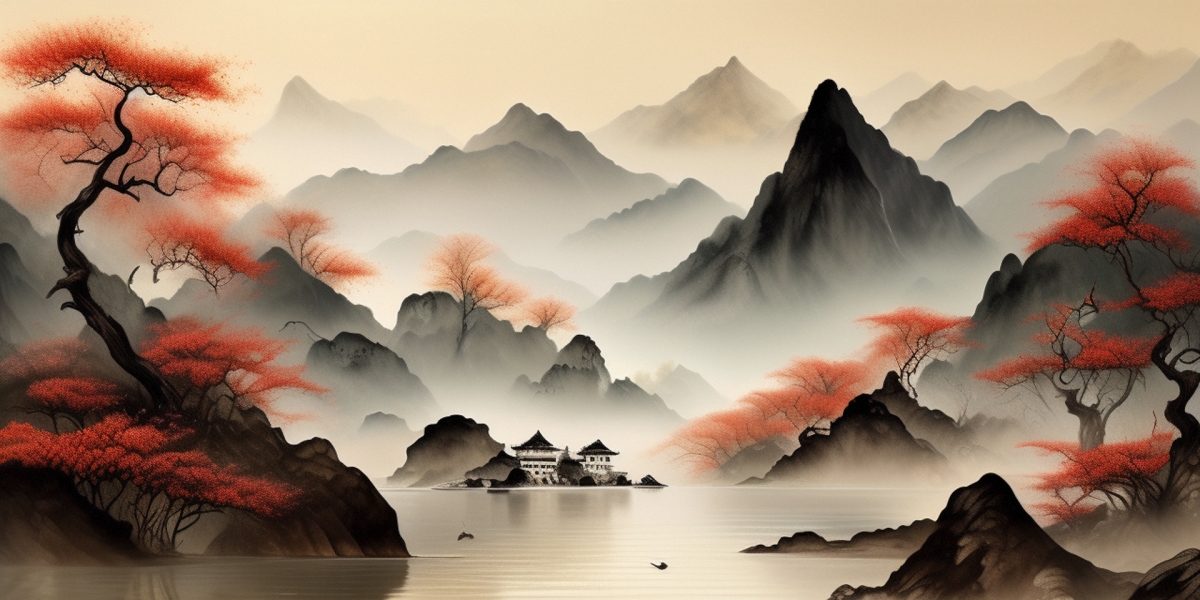 中国风风景画壁纸