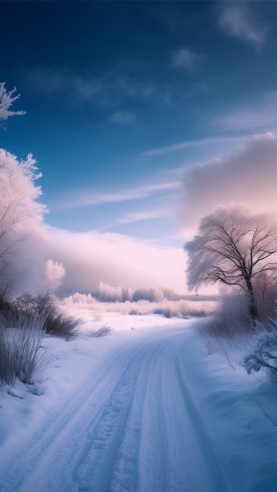 H5冬天雪景壁纸