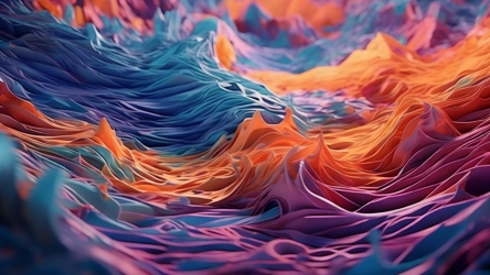 彩色立体背景