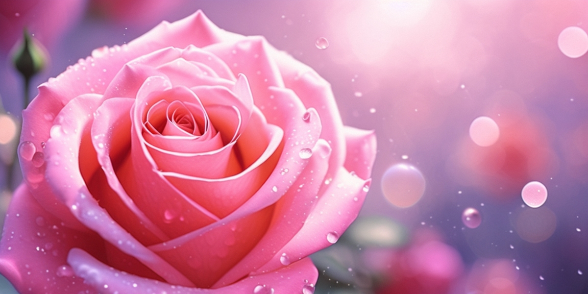 高清粉色玫瑰花壁纸