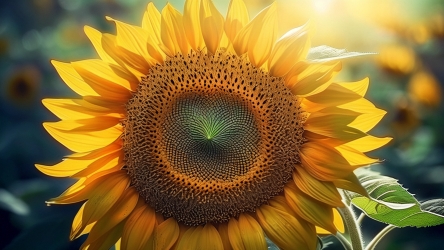 快图网AI创作向日葵风景摄影壁纸