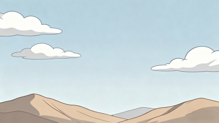快图网原创天空白云山背景