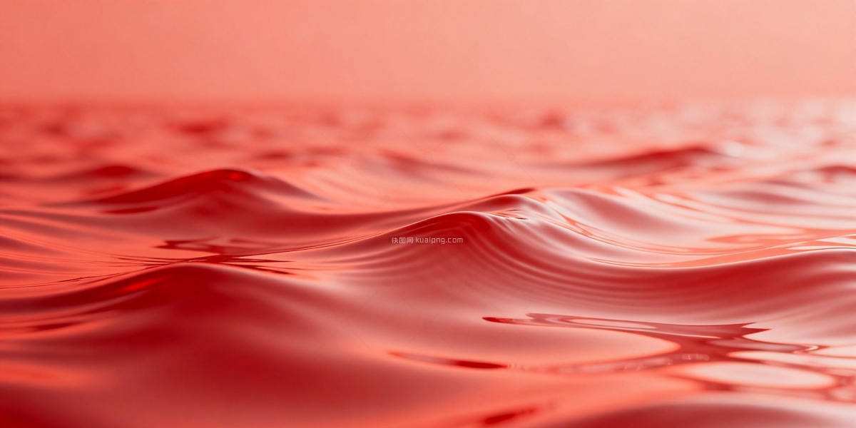 快图网原创红色水波