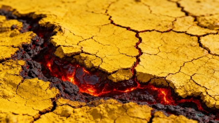 快图网原创火山流焦土纹理