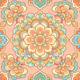 花纹平铺卡通碎花手绘