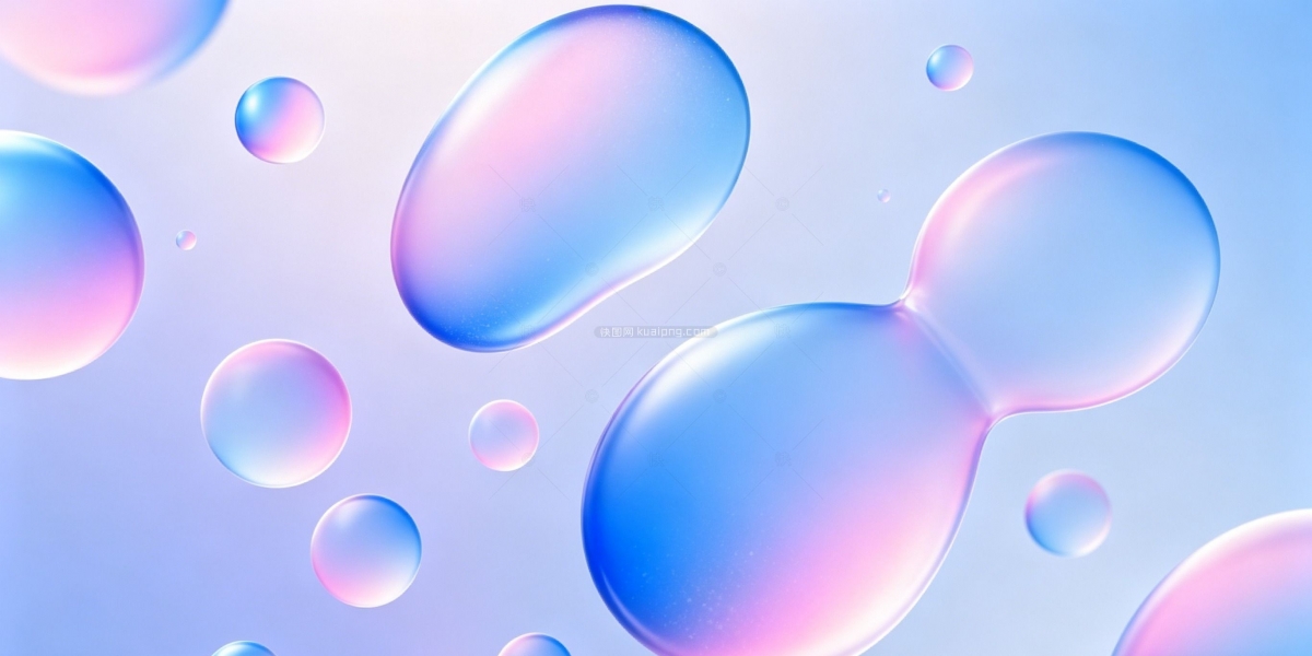 玻璃气泡流体渐变视频背景