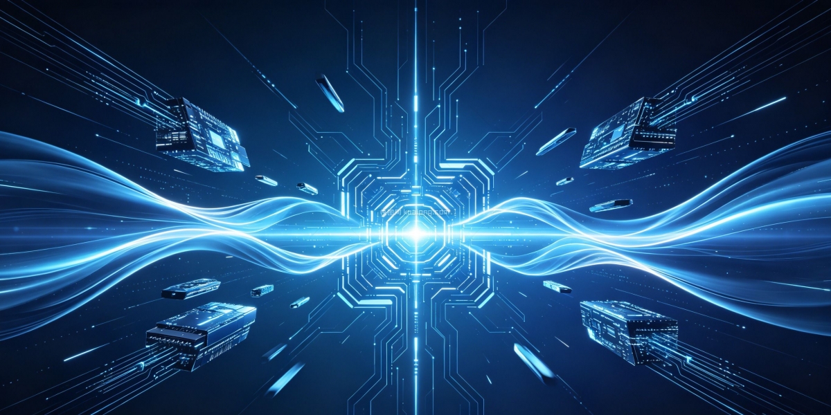 电竞房间科技线条壁纸