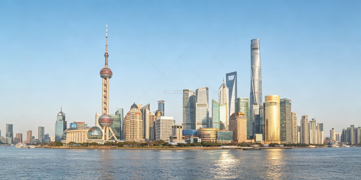 浦东三件套高空摄影风景画
