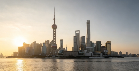 金茂大厦周边都市风景摄影