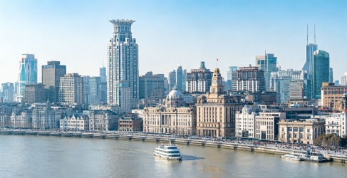 上海城市建设现代化地标摄影