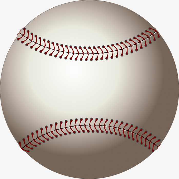 卡通手绘标准棒球素材