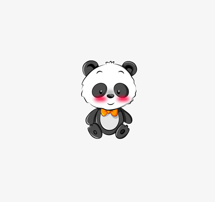 卡通动物造型png素材