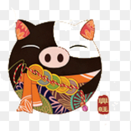 卡通动物造型png素材