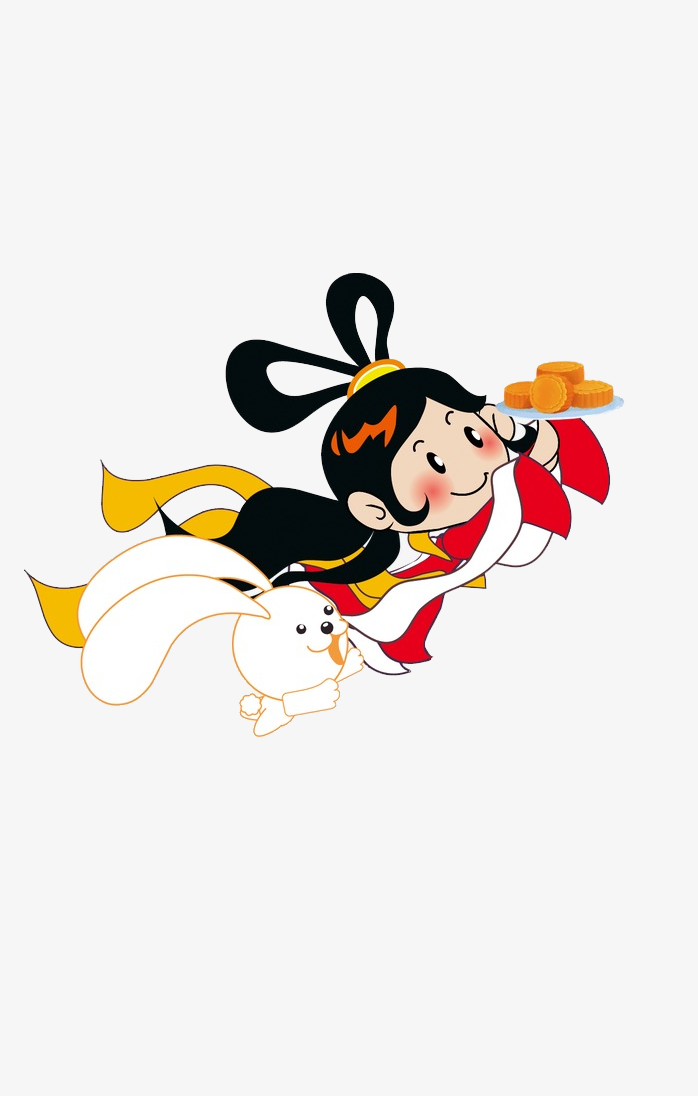 中秋节卡通嫦娥