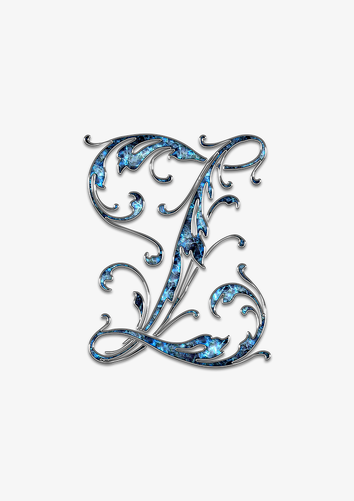 艺术字 英文花体 Z
