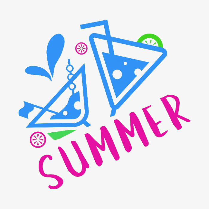 简约卡通夏季饮品