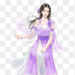 手绘 少女