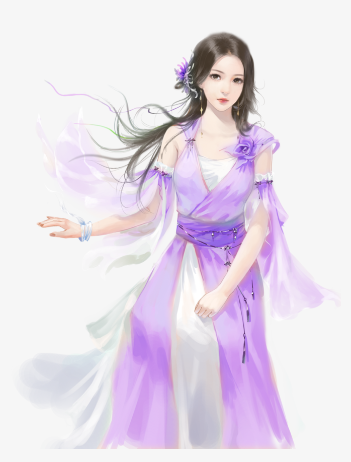 手绘 少女