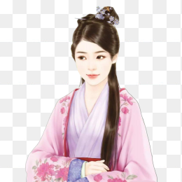 手绘 少女