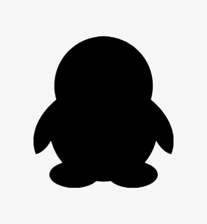 QQ企鹅形状图标