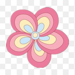 手绘花朵、蝴蝶结