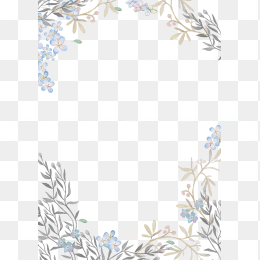 手绘花边框元素
