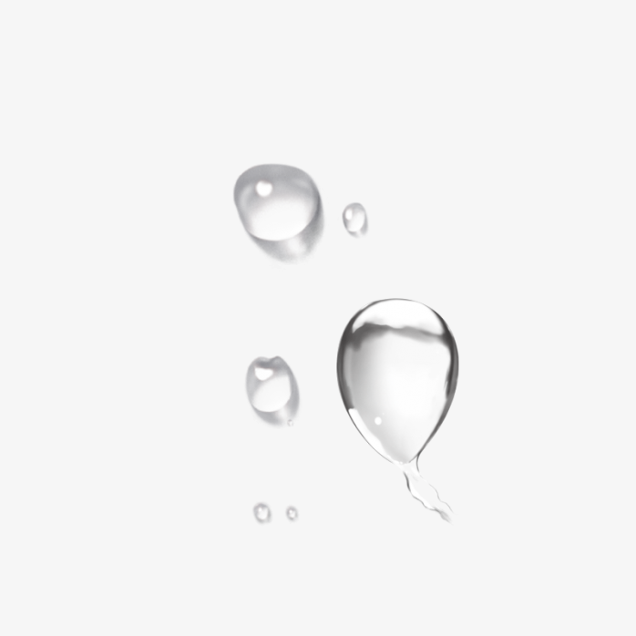 透明水滴水晶球元素下载