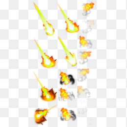 高速的火光流星火球元素
