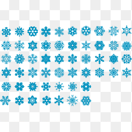 矢量雪花png