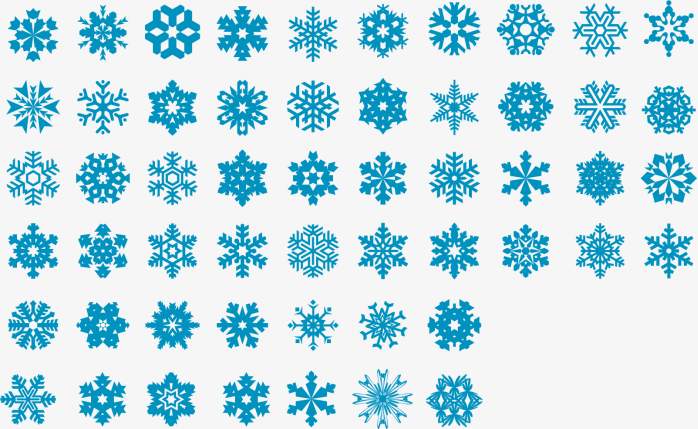 矢量雪花png