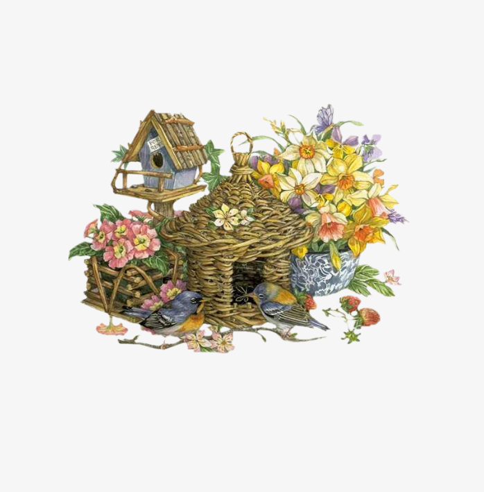 鲜花免扣素材