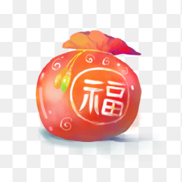 手绘喜庆红包福袋