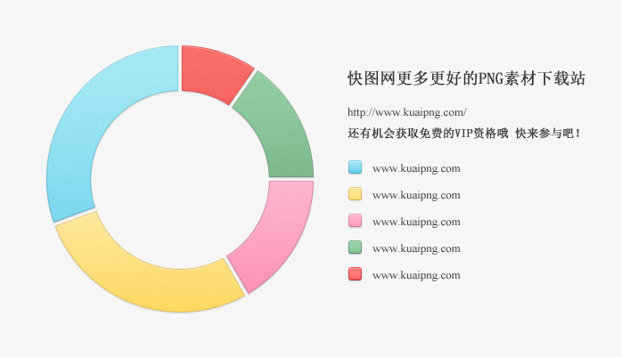 圆环形分析图PNG素材