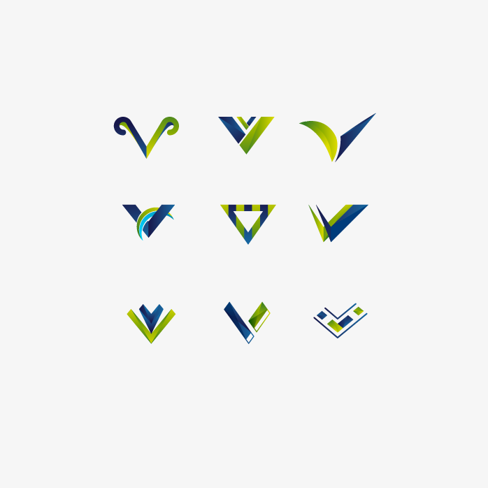 字母V