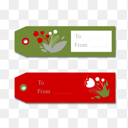 圣诞元素明信片