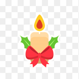 圣诞元素蜡烛