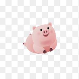 2019立体可爱卡通小猪