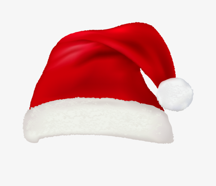 圣诞帽子，红色的